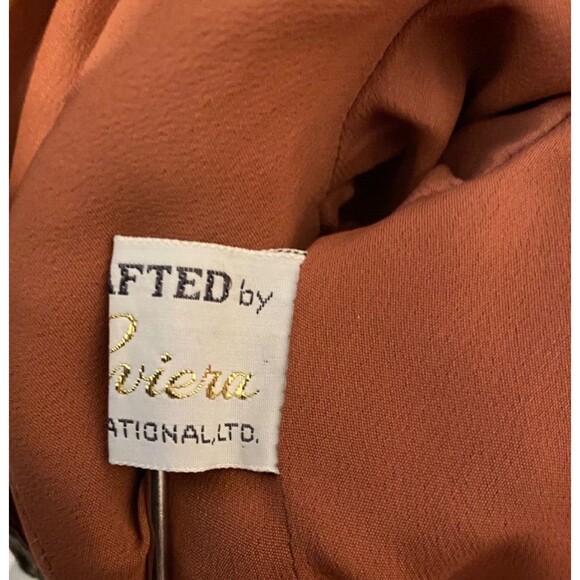 Vtg 50's RIVIERA INTERNATIONAL Genuine Fur Jacket Blazer Skirt Suit Womens Small - Picture 15 of 16